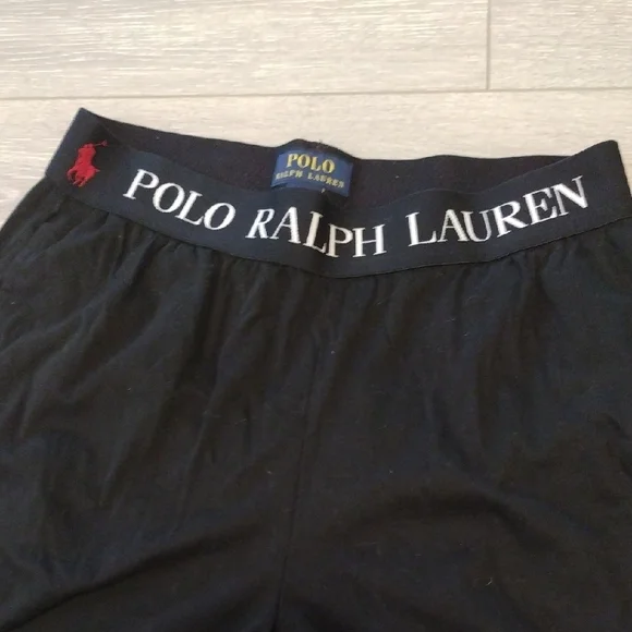 Polo by Ralph Lauren Black Jogger Sleepwear - Picture 8 of 8